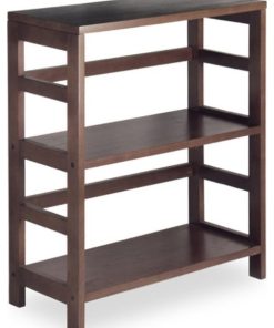 Winsome Wood Leo Shelf/Storage, Book, 2-Tier Wide
