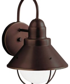 1 light Outdoor Wall Mount - 7.75 inches wide Olde Bronze 1 light Outdoor Wall