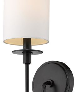 Z-LITE 809-1S-MB 1 Light Wall Sconce, Matte Black