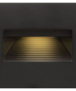 120V 4W LED Horizontal Step Light - 4.5 Inches Wide by 3 Inches High Satin