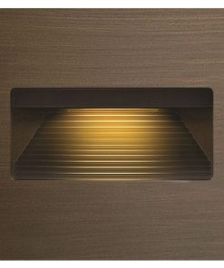 120V 4W LED Horizontal Step Light - 4.5 Inches Wide by 3 Inches High Matte