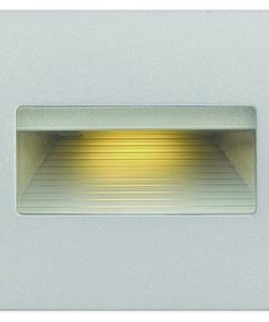 120V 4W LED Horizontal Step Light - 4.5 Inches Wide by 3 Inches High Titanium