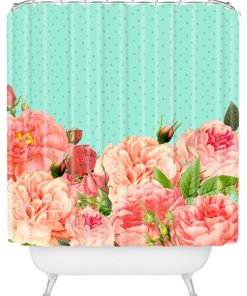 "Sweetest Floral" Shower Curtain by Allyson Johnson, 69"x72"