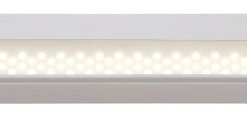 120 Light Rubbed Oil Bronze White Frosted Glass LED Undercabinet Light