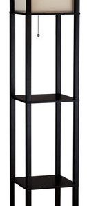 Wright Shelf Floor Lamp, Black Walnut